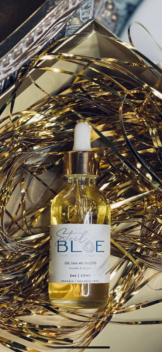 Steel Blue Hair and Scalp Oil- Cool Calm and Collected